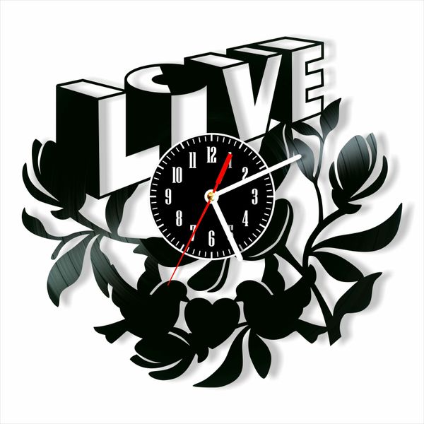 Wall Vinyl Record Clock Love 12" Vinyl-Clock-Love-2 photo