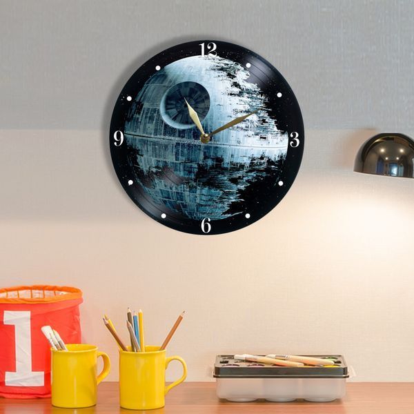 Настінний вініловий годинник Зоряні війни, діаметр 30см UF-Clock-Star Wars-1 фото