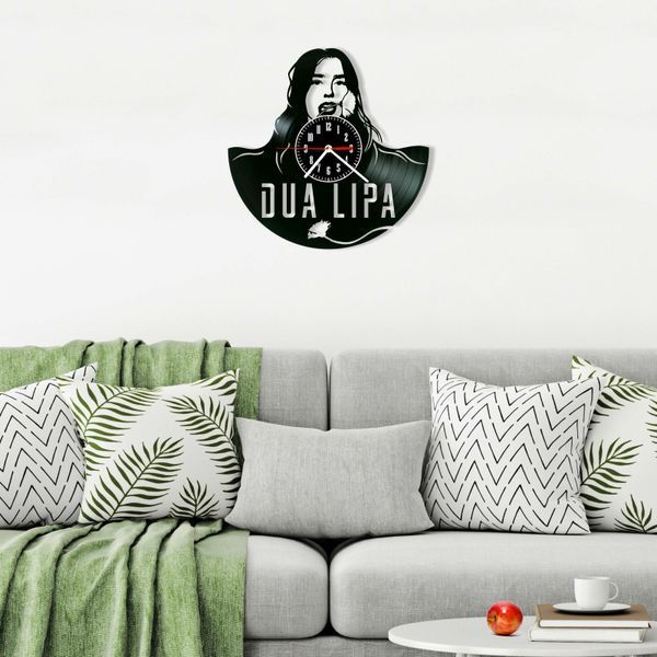 Wall Vinyl Record Clock Dua Lipa 12" Vinyl-Clock-Dua Lipa-1 photo