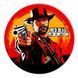 Настінний вініловий декор Red Dead Redemption, діаметр 30см 268-3-1 фото 1