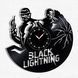 Wall Vinyl Record Clock Black Lightning 12" Vinyl-Clock-Black Lightning-1 photo 1