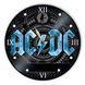 Настінний вініловий годинник AC DC, діаметр 30см UF-Clock-AC DC-4 фото