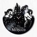Настінний вініловий годинник Русалонька&nbsp;, діаметр 30см Vinyl-Clock-C-The Little Mermaid-4 фото