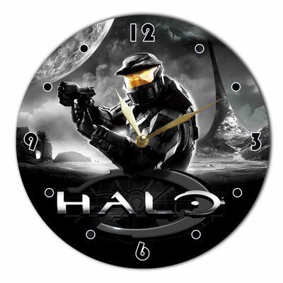 Настінний вініловий годинник Halo, діаметр 30см UF-Clock-Halo-1 фото
