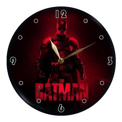 Настінний вініловий годинник Бетмен, діаметр 30см UF-Clock-M-Batman-1 фото