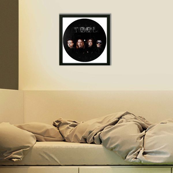 Vinyl Record Decor in a Wooden Frame Tool 14" 586-4-1 photo