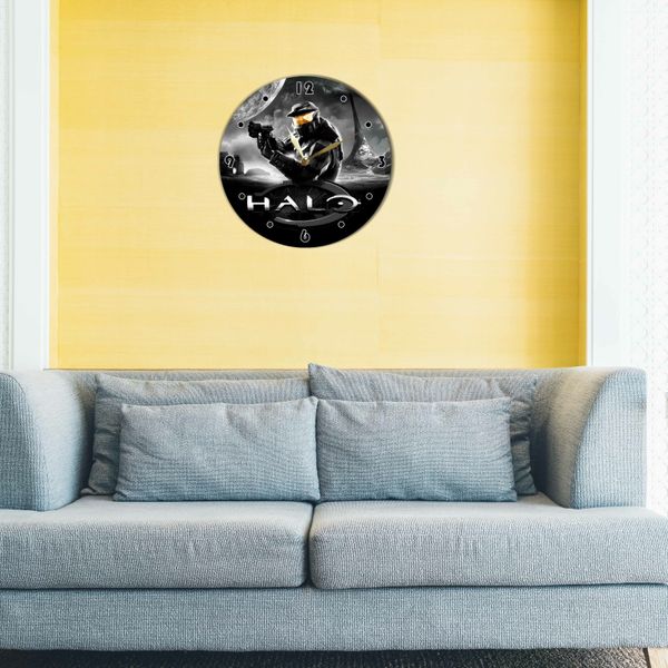 Wall Vinyl Record Clock Halo 12" UF-Clock-Halo-1 photo