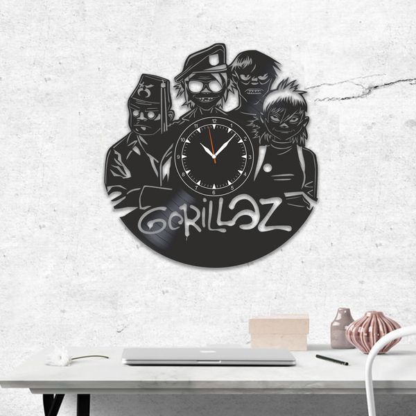 Wall Vinyl Record Clock Gorillaz 12" Vinyl-Clock-Gorillaz-2 photo