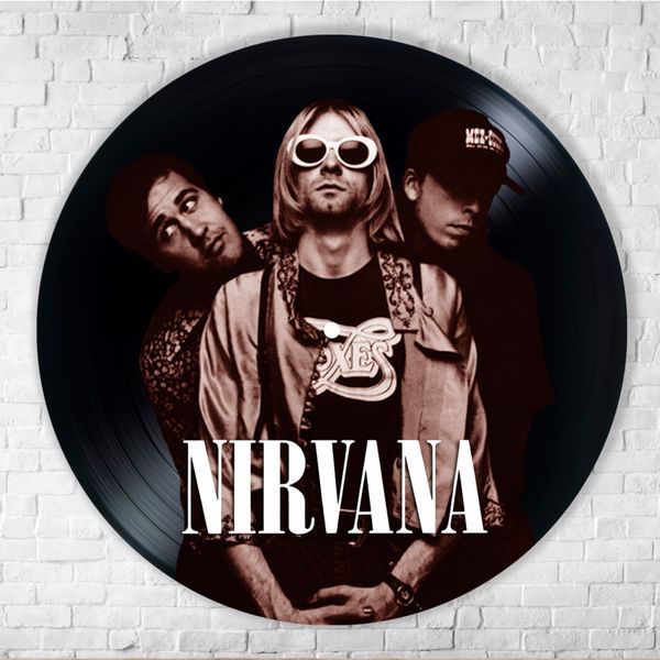 Настінний вініловий декор Nirvana, діаметр 30см 560-3-1 фото