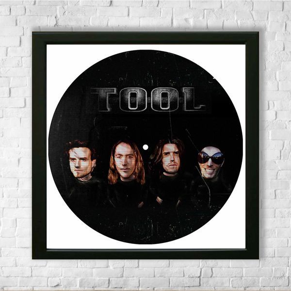 Vinyl Record Decor in a Wooden Frame Tool 14" 586-4-1 photo