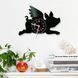 Wall Vinyl Record Clock Flying Pig 12" 130-1-1 photo 2