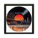 Vinyl Record Decor in a Wooden Frame Philadelphia 14" 32-4-1 photo 1