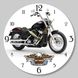 Wall Vinyl Record Clock Harley Davidson 12" UF-Clock-Harley Davidson-4 photo