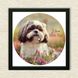 Vinyl Record Decor in a Wooden Frame Shih Tzu-UF-1 14" UF-Frame-Shih Tzu-UF-1-1 photo 3