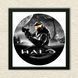 Настінний вініловий декор в дерев'яній рамці Halo, розміром 36см 258-4-1 фото 3