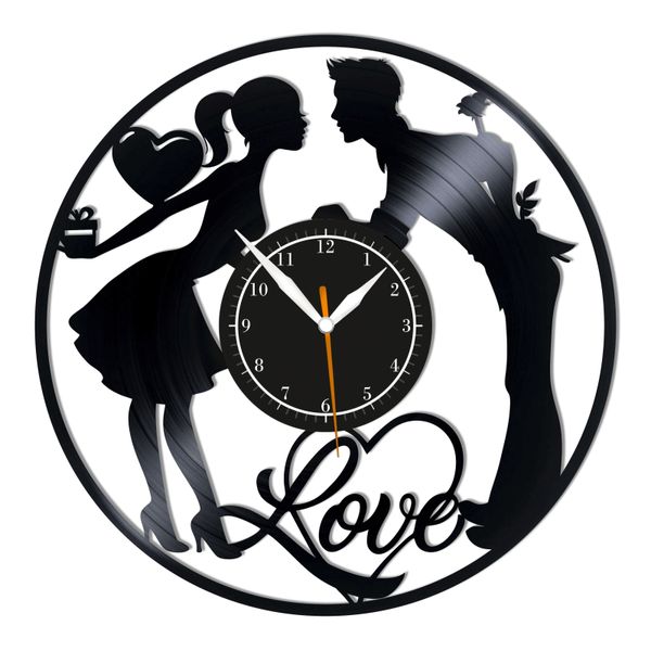 Wall Vinyl Record Clock Love 12" Vinyl-Clock-Love-4 photo