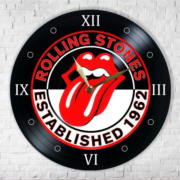 Wall Vinyl Record Clock The Rolling Stones 12" UF-Clock-The Rolling Stones-3 photo