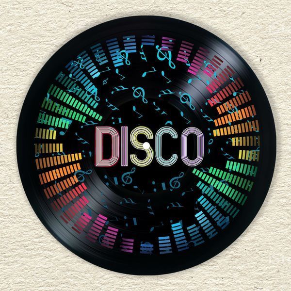Vinyl Record Decor Disco 12" 598-3-1 photo