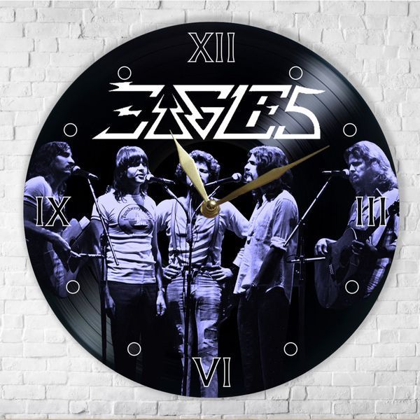 Wall Vinyl Record Clock Eagles 12" UF-Clock-Eagles-2 photo