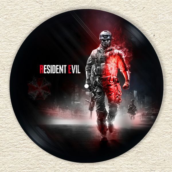 Vinyl Record Decor Resident Evil 12" 269-3-1 photo
