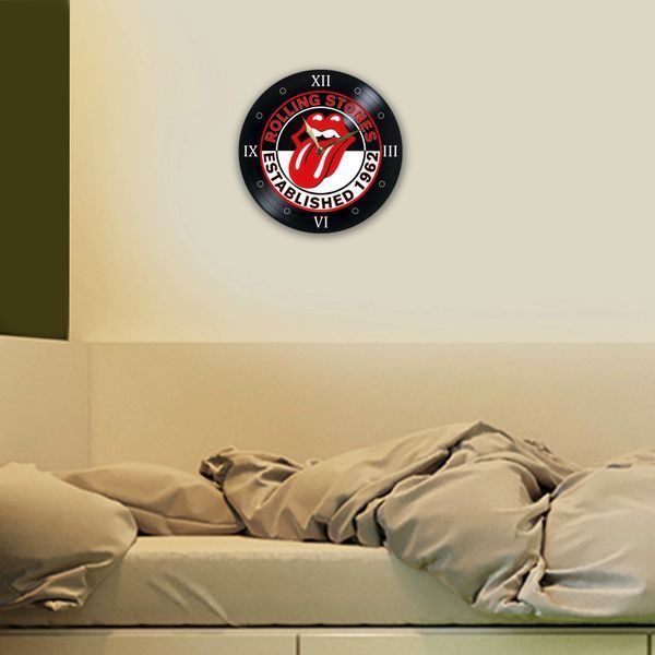 Wall Vinyl Record Clock The Rolling Stones 12" UF-Clock-The Rolling Stones-3 photo