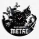 Настінний вініловий годинник Темні ночі: Метал, діаметр 30см Vinyl-Clock-Dark Nights Metal-1 фото 1