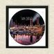 Vinyl Record Decor in a Wooden Frame San Diego 14" 35-4-1 photo 3