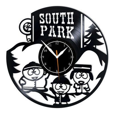 Настінний вініловий годинник Південний парк, діаметр 30см Vinyl-Clock-C-South Park-2 фото