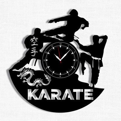 Wall Vinyl Record Clock Кarate 12" 215-1-1 photo