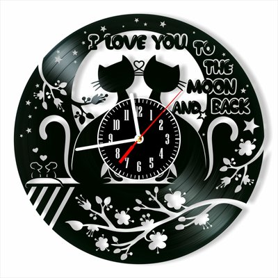 Wall Vinyl Record Clock Love 12" Vinyl-Clock-Love-5 photo