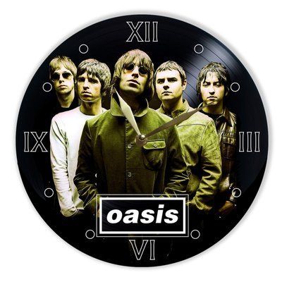 Wall Vinyl Record Clock Oasis 12" UF-Clock-Oasis-1 photo