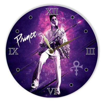 Wall Vinyl Record Clock Prince 12" UF-Clock-Prince-2 photo