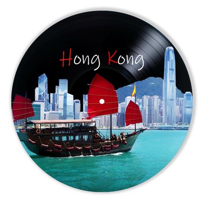 Vinyl Record Decor Hong Kong 12" UF-Decor-Hong Kong-1 photo