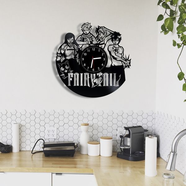 Wall Vinyl Record Clock Fairy Tail 12" Vinyl-Clock-Fairy Tail-1 photo