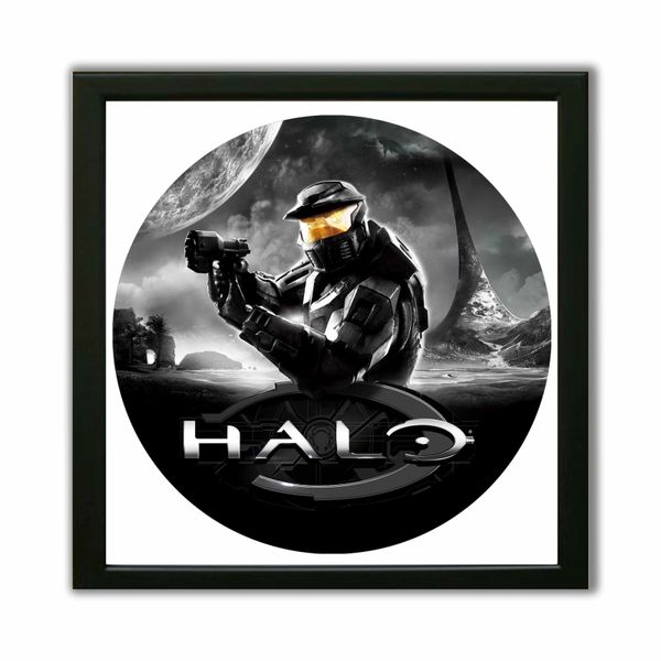 Vinyl Record Decor in a Wooden Frame Halo 14" UF-Frame-Halo-1 photo