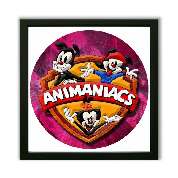 Vinyl Record Decor in a Wooden Frame Animaniacs 14" UF-Frame-C-Animaniacs-2 photo