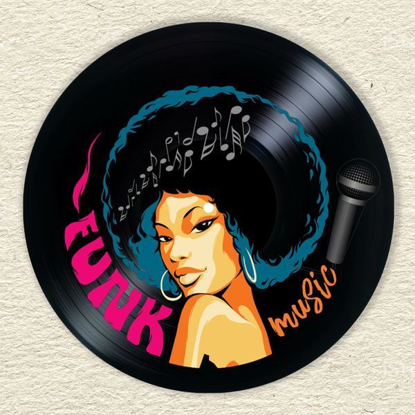 Vinyl Record Decor Funk 12" 599-3-1 photo