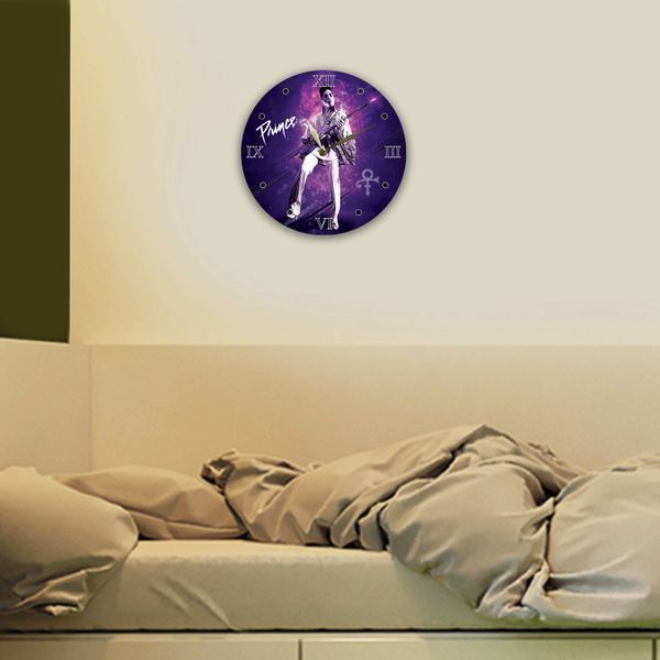 Wall Vinyl Record Clock Prince 12" UF-Clock-Prince-2 photo