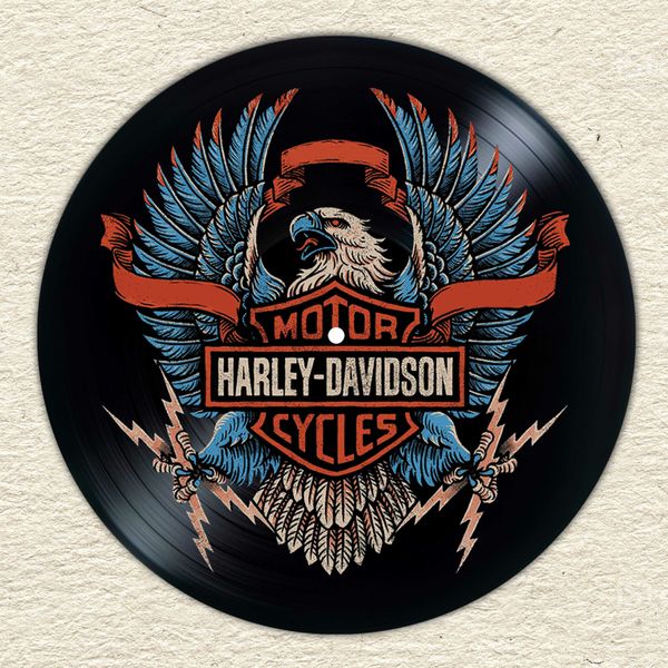 Vinyl Record Decor Harley Davidson 12" UF-Decor-Harley Davidson-4 photo