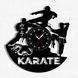 Wall Vinyl Record Clock Кarate 12" 215-1-1 photo 1