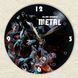 Настінний вініловий годинник Темні ночі: Метал, діаметр 30см UF-Clock-Dark Nights Metal-1 фото 3