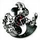 Настінний вініловий годинник Русалонька&nbsp;, діаметр 30см Vinyl-Clock-C-The Little Mermaid-8 фото 1