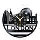 Wall Vinyl Record Clock London 12" 11-1-1 photo 1