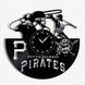 Wall Vinyl Record Clock Pittsburgh Pirates 12" Vinyl-Clock-Pittsburgh Pirates-1 photo 1