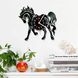 Wall Vinyl Record Clock Horse 12" Vinyl-Clock-Horse-1 photo 2