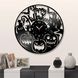 Wall Vinyl Record Clock Halloween 12" 142-1-4 photo 2