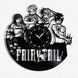 Настінний вініловий годинник Казковий Хвіст, діаметр 30см Vinyl-Clock-Fairy Tail-1 фото 1