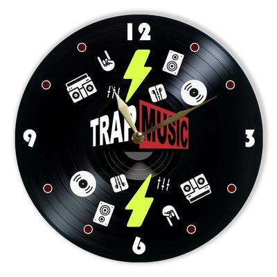 Wall Vinyl Record Clock Trap 12" UF-Clock-Trap-1 photo