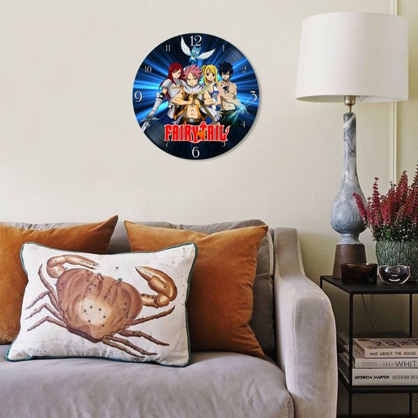 Wall Vinyl Record Clock Fairy Tail 12" UF-Clock-Fairy Tail-1 photo