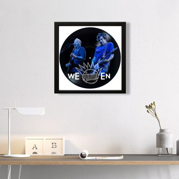 Vinyl Record Decor in a Wooden Frame Ween 14" 588-4-1 photo